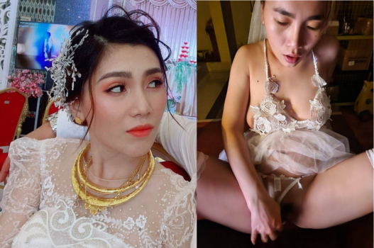Chú rể say rượu banh háng cho bạn chồng đụ