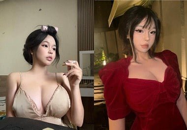 Em gái xinh đẹp nhấp nhô