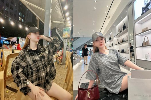 Hương Giang mua sắm xong bắt đầu buổi 