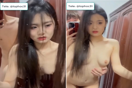 Phim sex VN em xinh đẹp ngắm mình trước gương